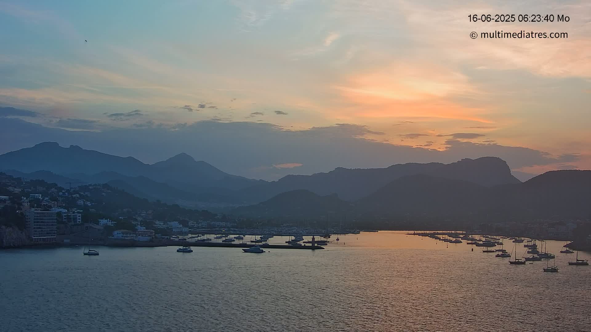 Mallorca Port d'Andratx Harbor Live Cam - Balearic Islands, Spain