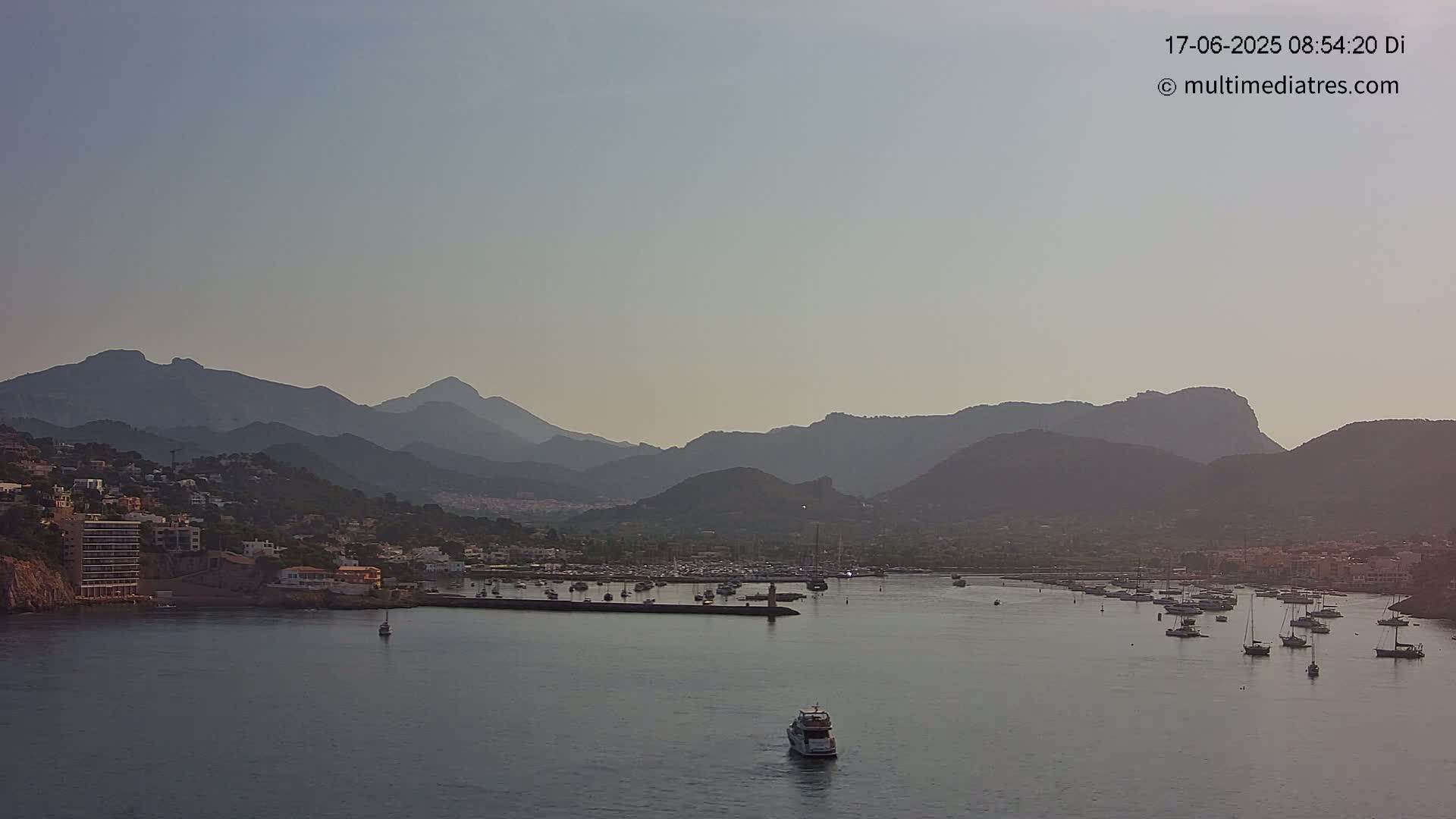 Mallorca Port d'Andratx Harbor Live Cam - Balearic Islands, Spain