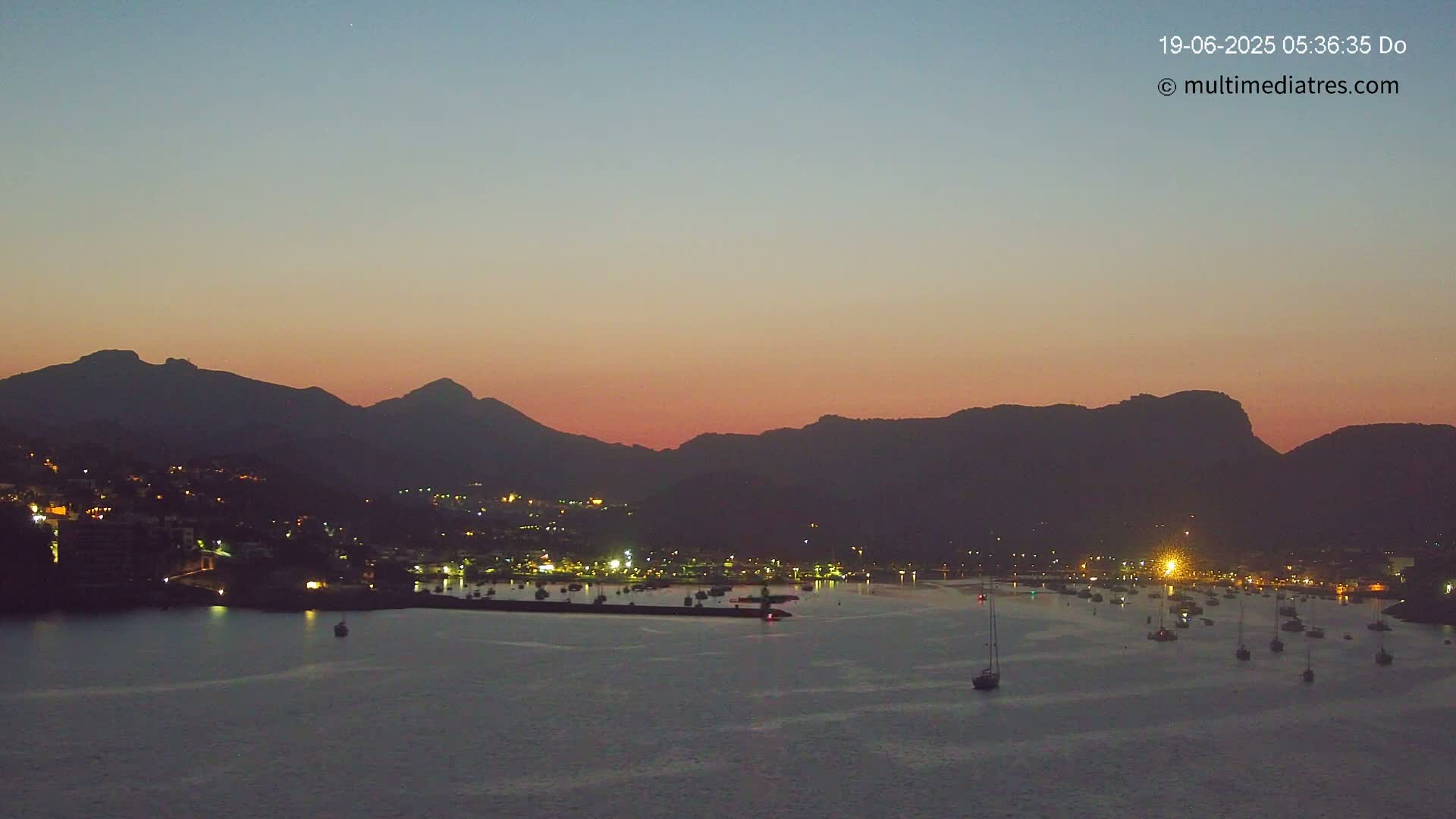 Mallorca Port d'Andratx Harbor Live Cam - Balearic Islands, Spain