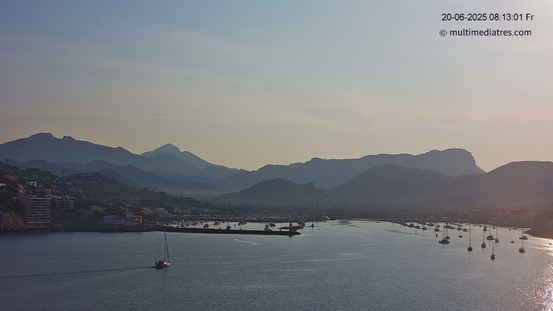 Mallorca Port d'Andratx Harbor Live Cam - Balearic Islands, Spain