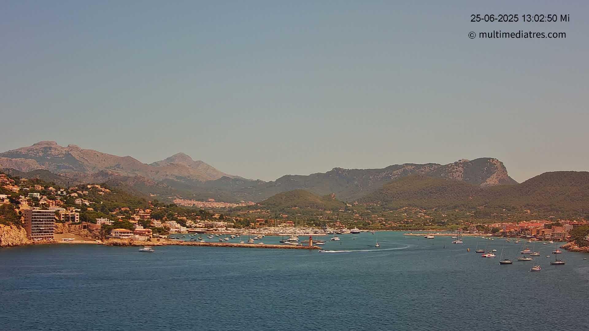 Mallorca Port d'Andratx Harbor Live Cam - Balearic Islands, Spain
