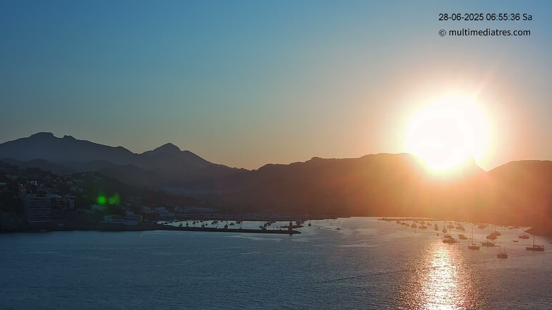 Mallorca Port d'Andratx Harbor Live Cam - Balearic Islands, Spain