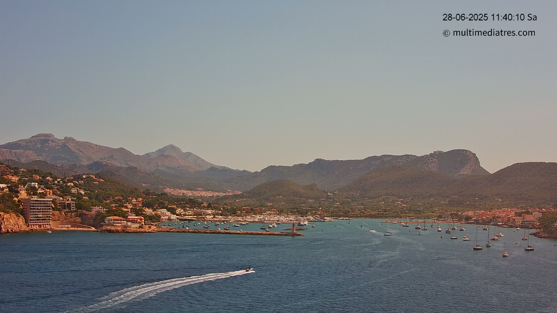 Mallorca Port d'Andratx Harbor Live Cam - Balearic Islands, Spain