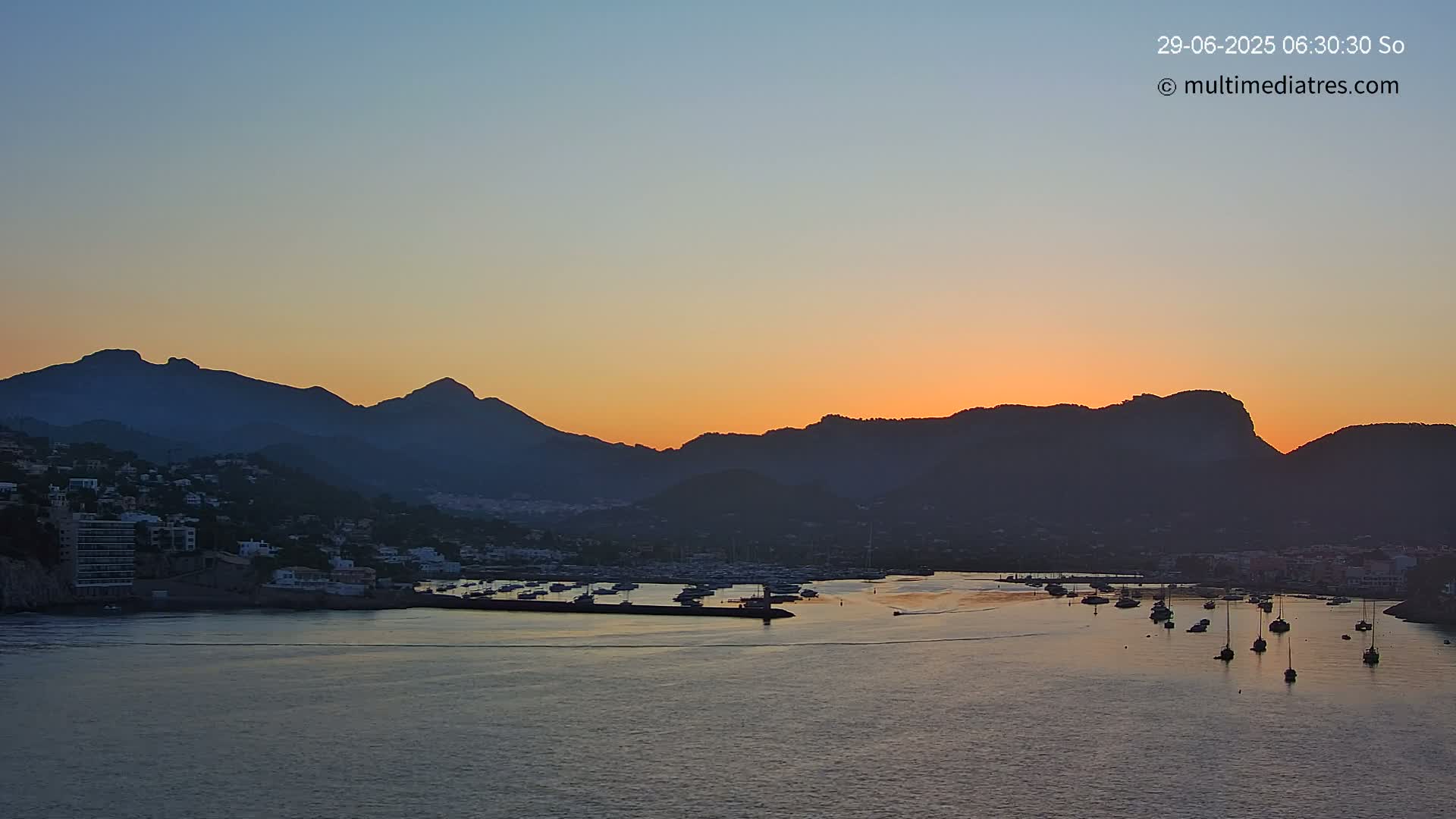 Mallorca Port d'Andratx Harbor Live Cam - Balearic Islands, Spain