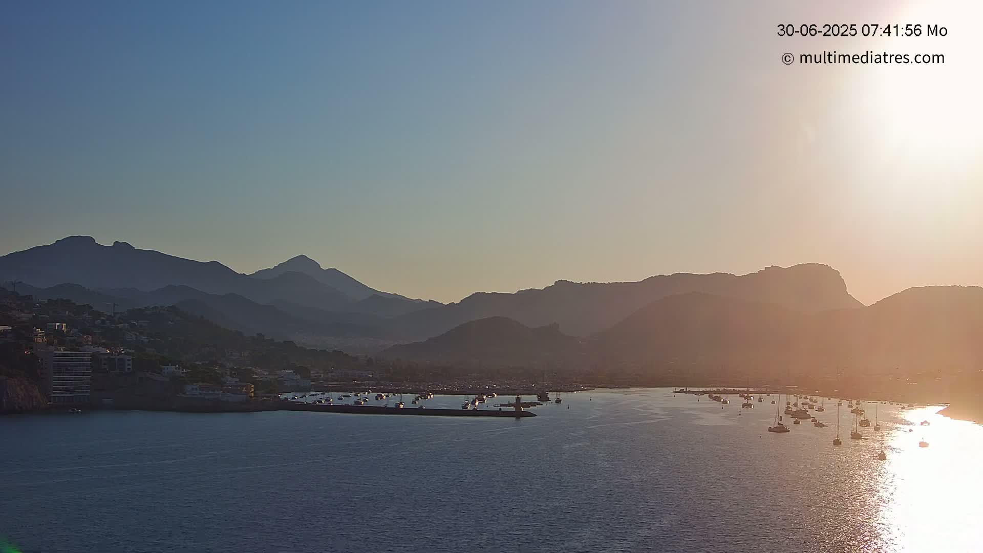 Mallorca Port d'Andratx Harbor Live Cam - Balearic Islands, Spain