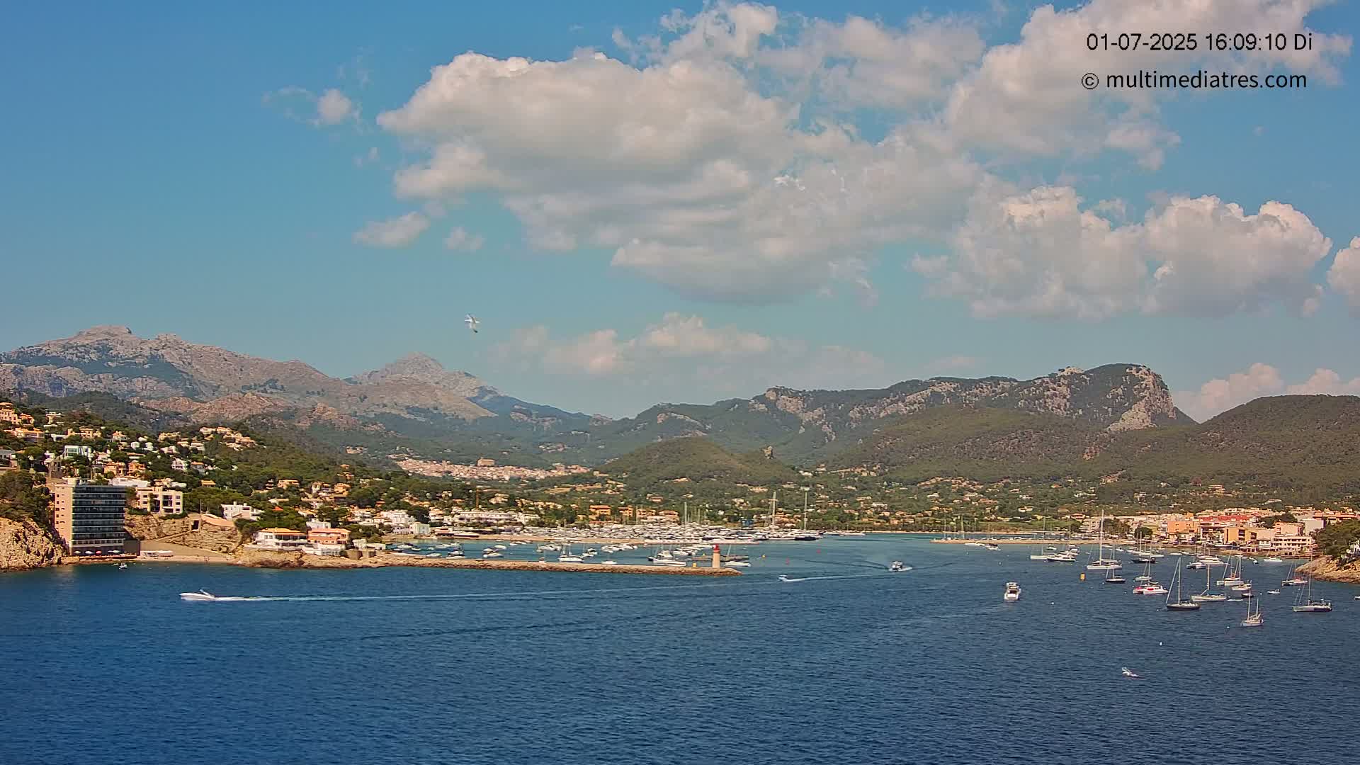 Mallorca Port d'Andratx Harbor Live Cam - Balearic Islands, Spain