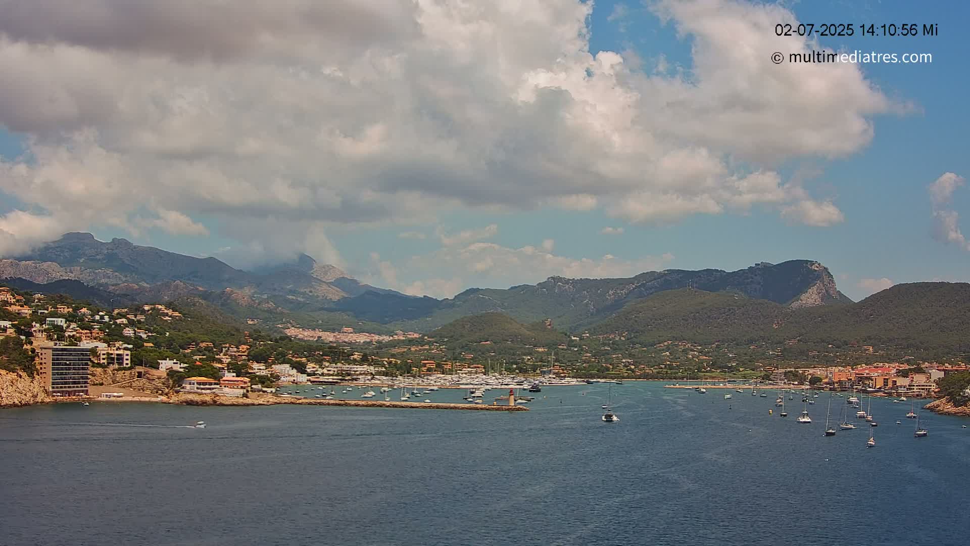 Mallorca Port d'Andratx Harbor Live Cam - Balearic Islands, Spain