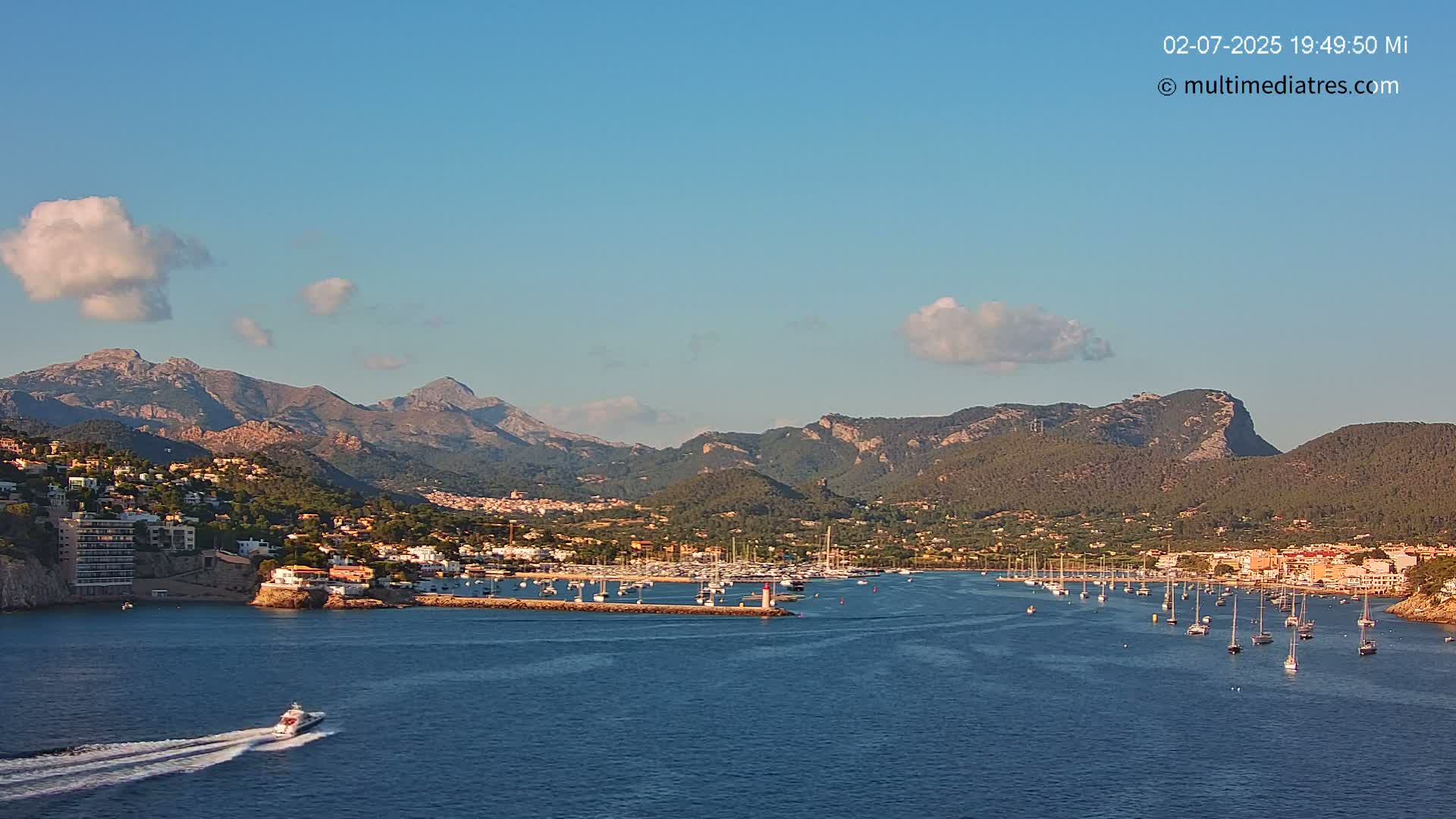 Mallorca Port d'Andratx Harbor Live Cam - Balearic Islands, Spain