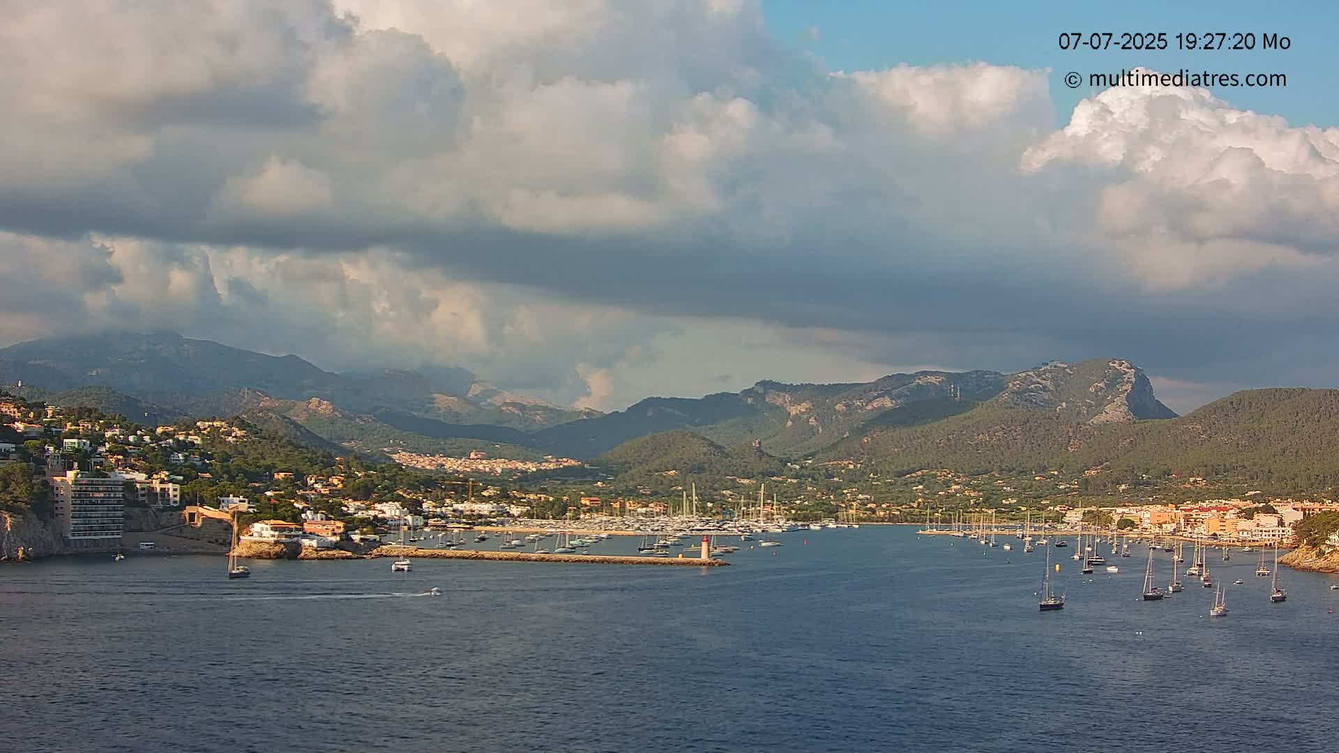 Mallorca Port d'Andratx Harbor Live Cam - Balearic Islands, Spain