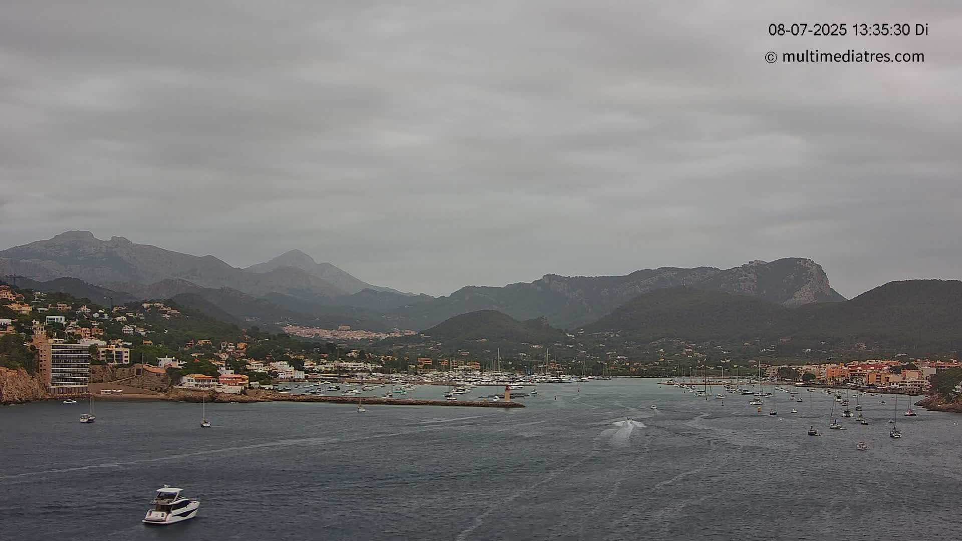 Mallorca Port d'Andratx Harbor Live Cam - Balearic Islands, Spain