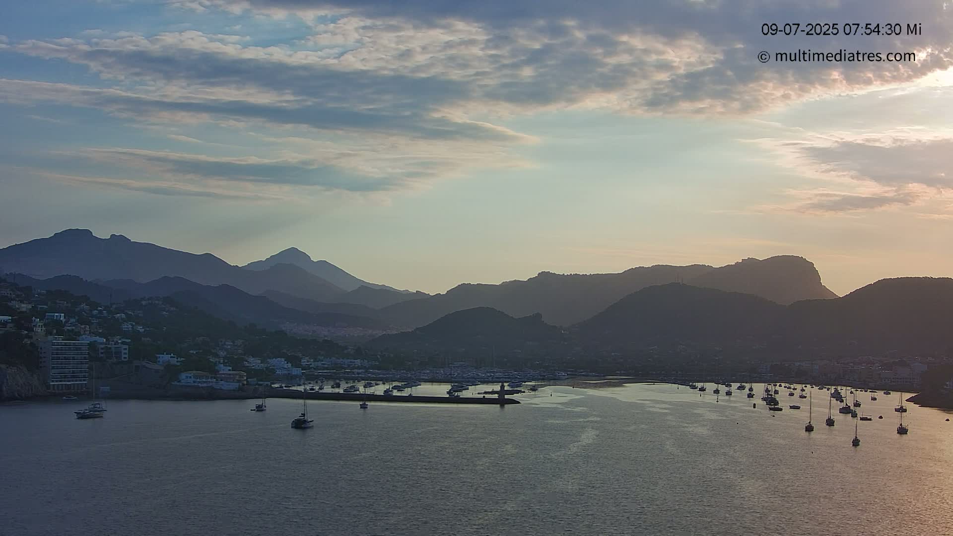 Mallorca Port d'Andratx Harbor Live Cam - Balearic Islands, Spain