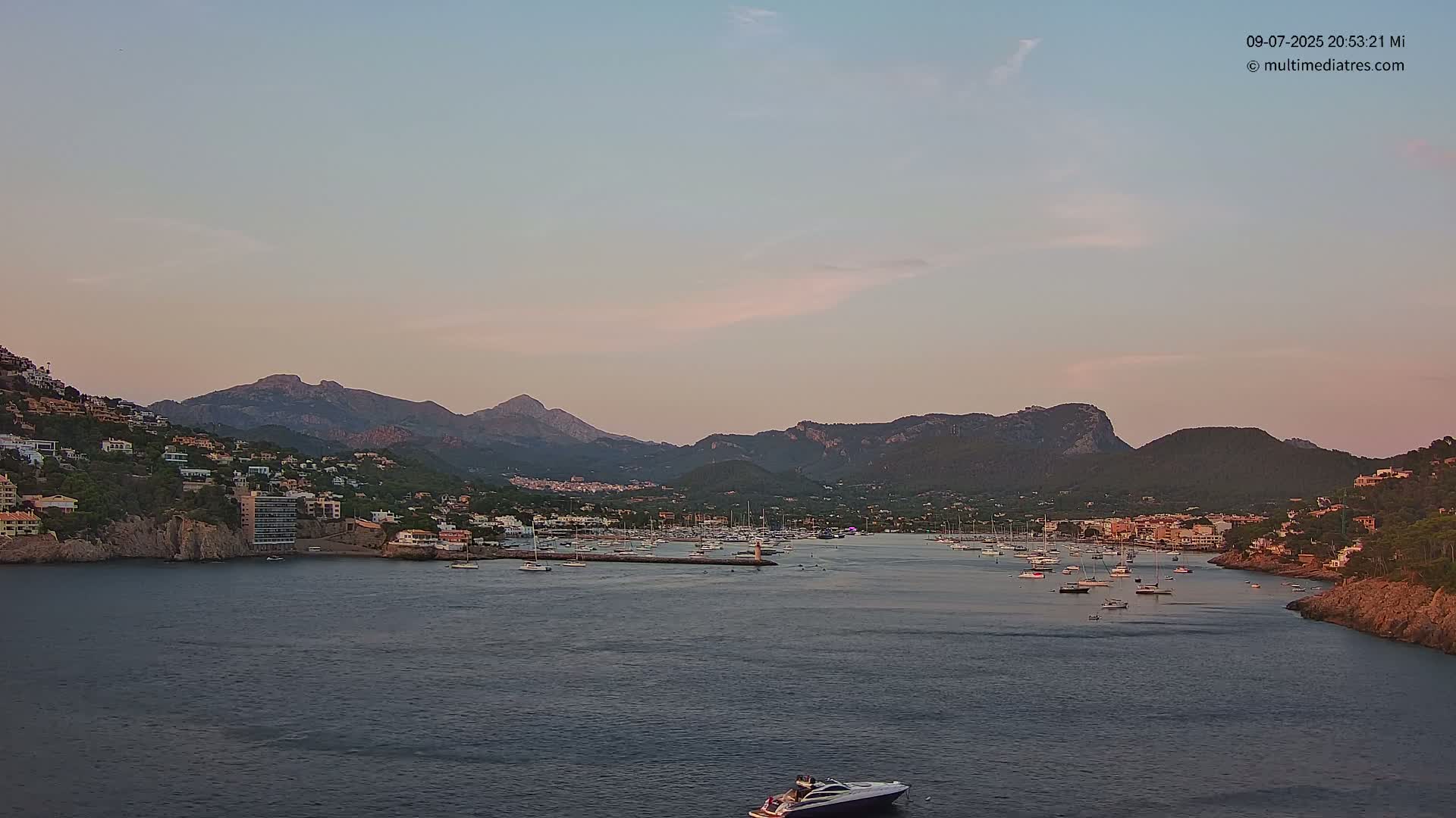 Mallorca Port d'Andratx Harbor Live Cam - Balearic Islands, Spain