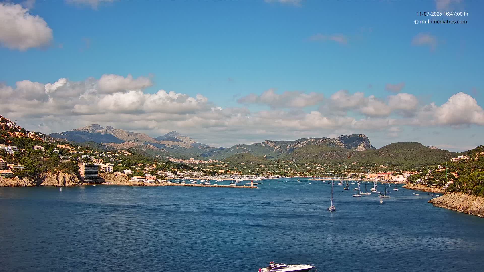 Mallorca Port d'Andratx Harbor Live Cam - Balearic Islands, Spain