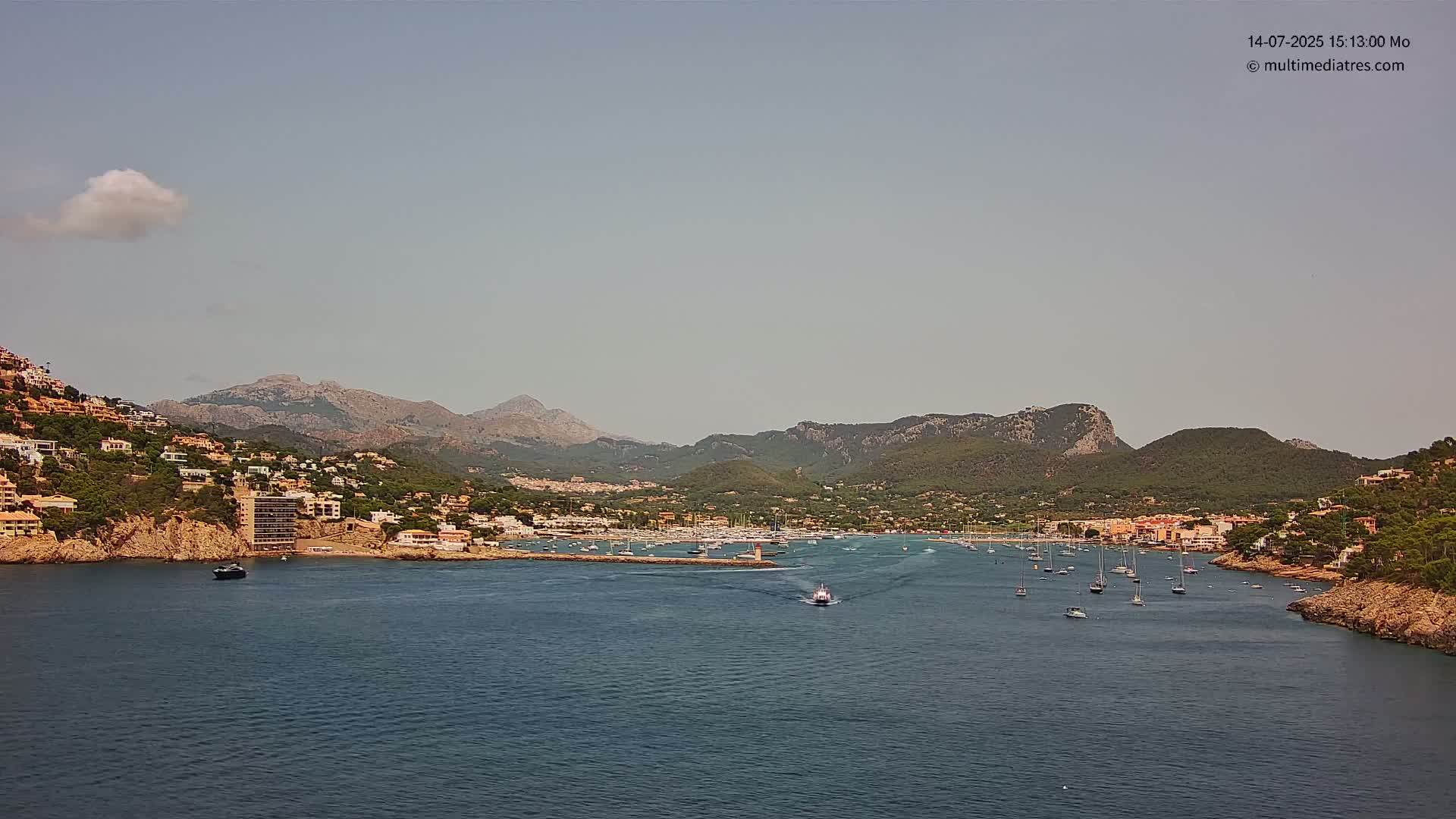 Mallorca Port d'Andratx Harbor Live Cam - Balearic Islands, Spain