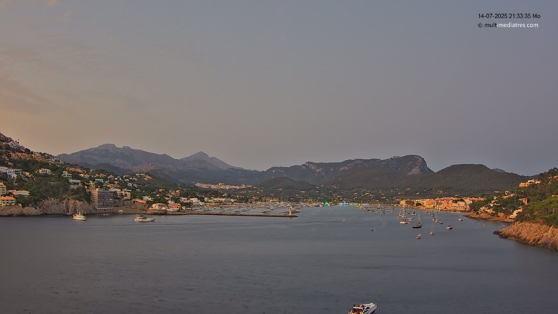 Mallorca Port d'Andratx Harbor Live Cam - Balearic Islands, Spain
