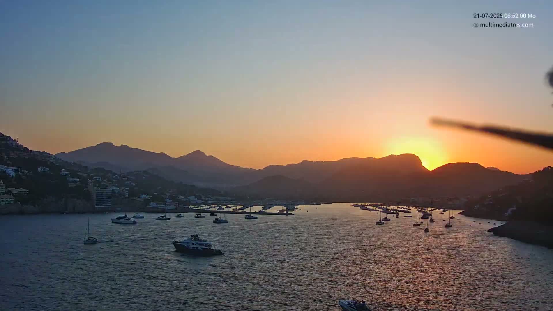 Mallorca Port d'Andratx Harbor Live Cam - Balearic Islands, Spain