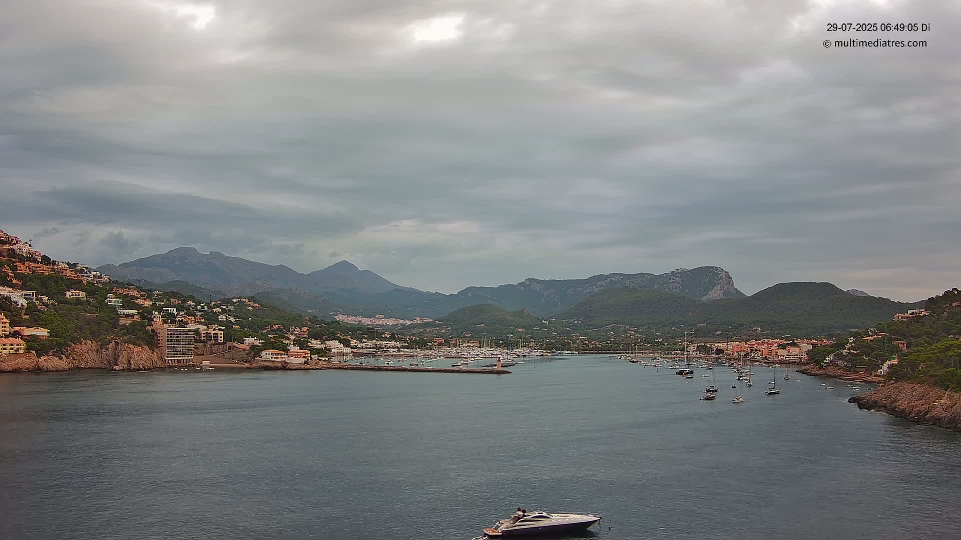 Mallorca Port d'Andratx Harbor Live Cam - Balearic Islands, Spain