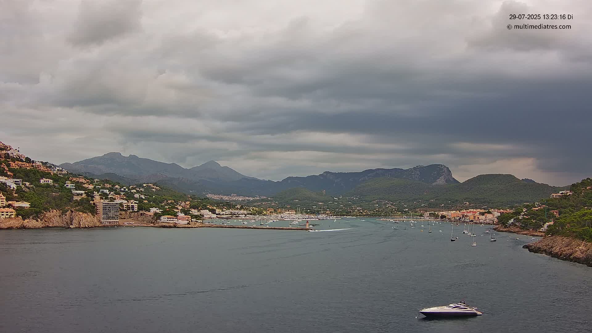 Mallorca Port d'Andratx Harbor Live Cam - Balearic Islands, Spain