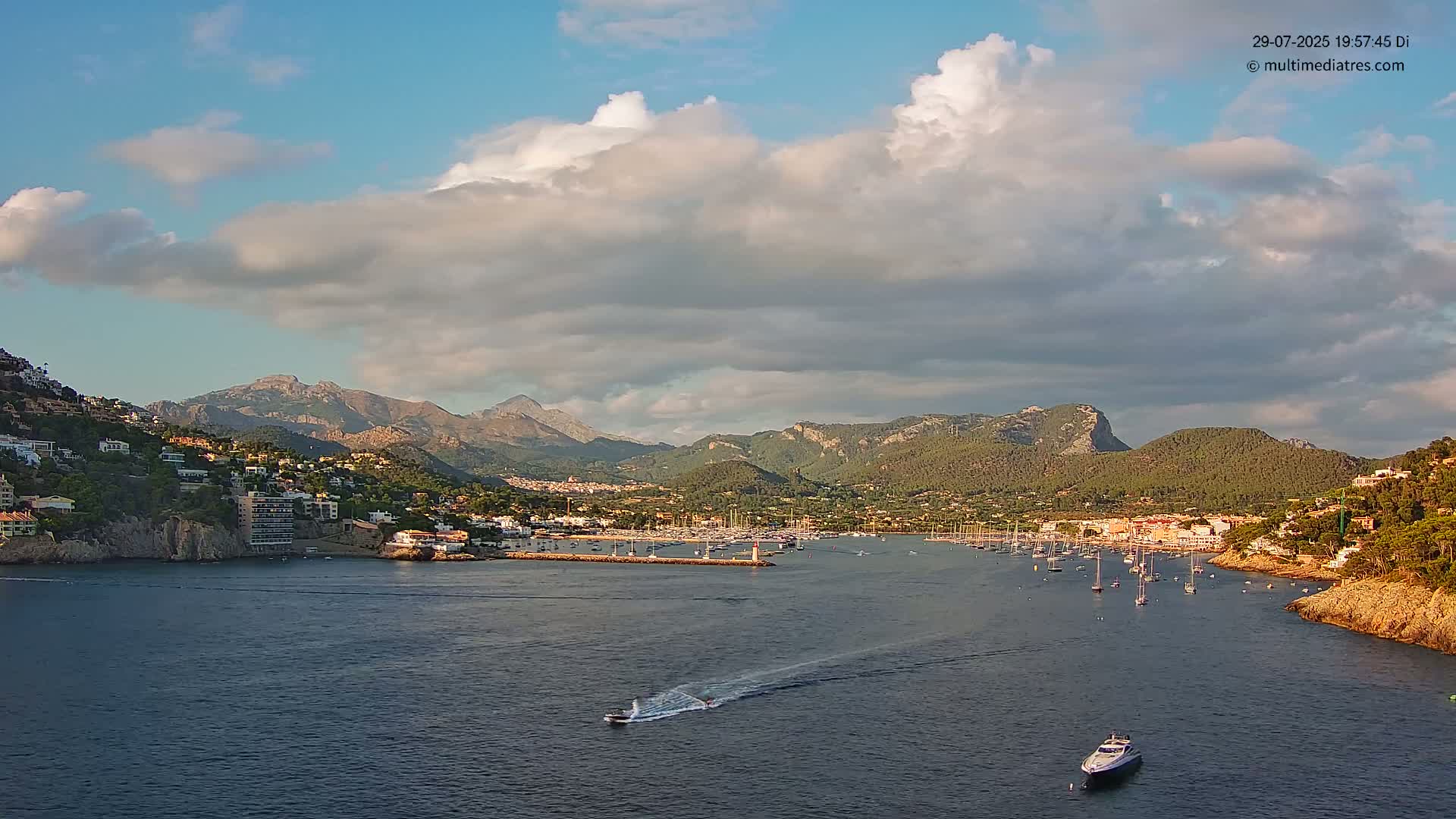 Mallorca Port d'Andratx Harbor Live Cam - Balearic Islands, Spain