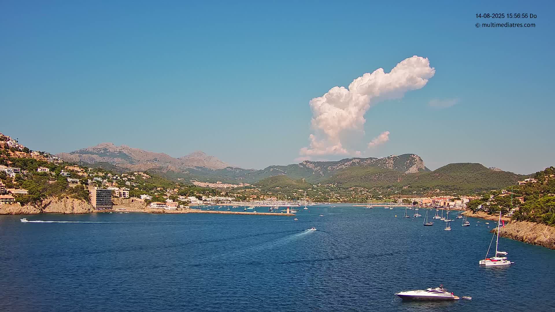 Mallorca Port d'Andratx Harbor Live Cam - Balearic Islands, Spain