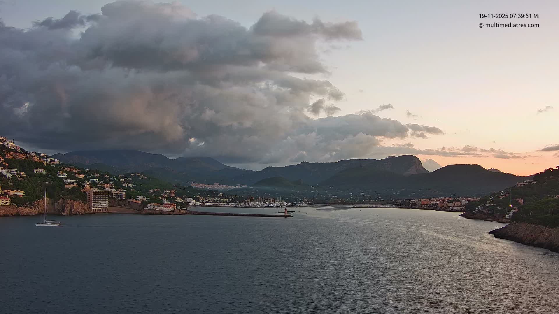 Mallorca Port d'Andratx Harbor Live Cam - Balearic Islands, Spain