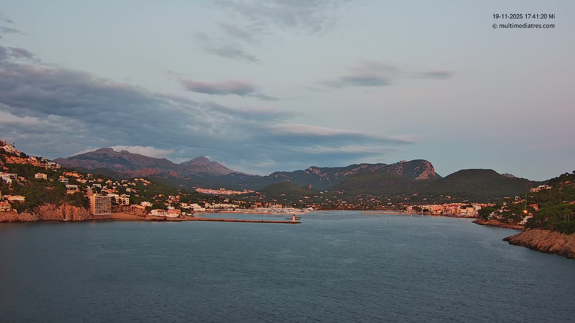 Mallorca Port d'Andratx Harbor Live Cam - Balearic Islands, Spain