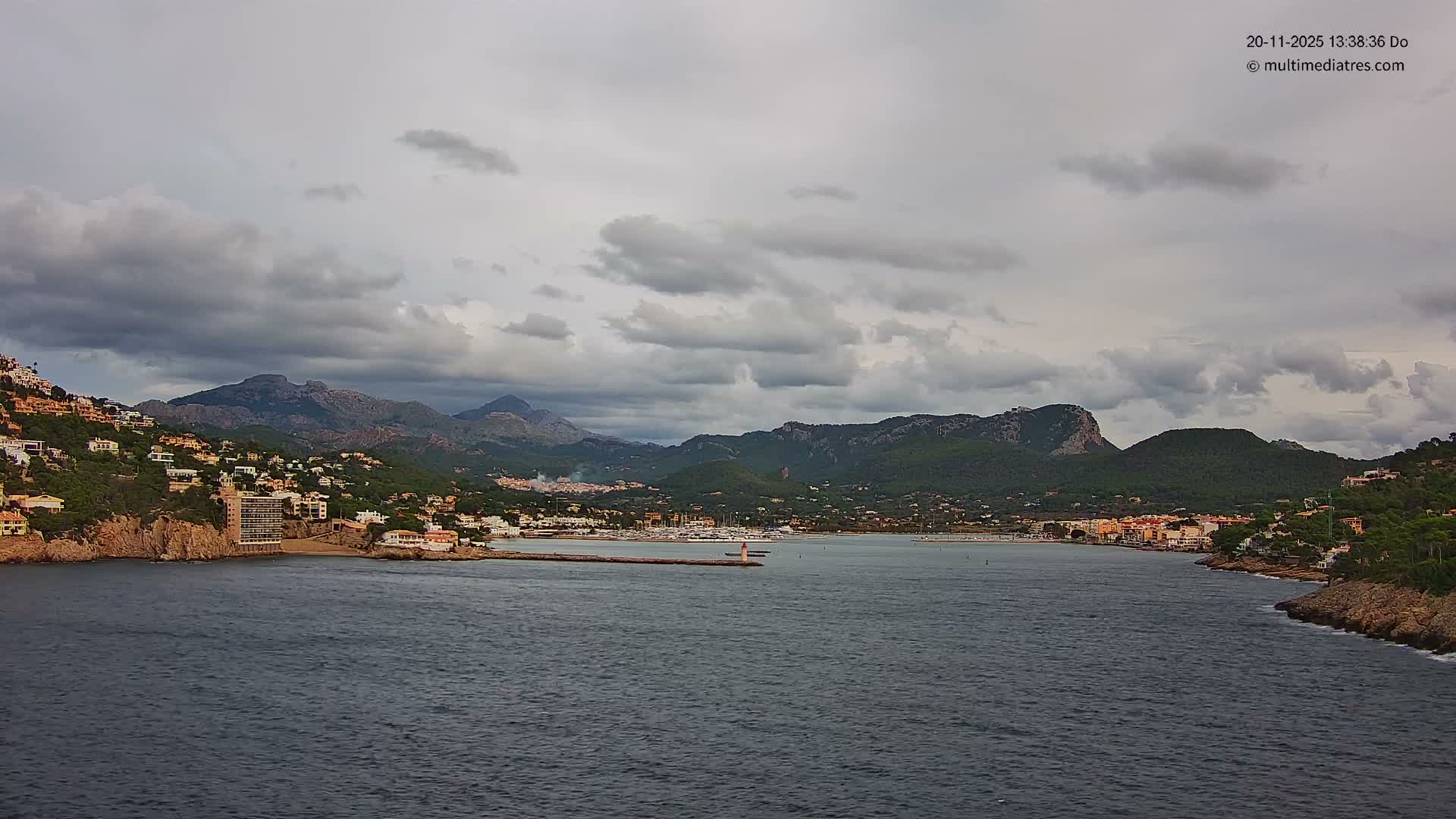 Mallorca Port d'Andratx Harbor Live Cam - Balearic Islands, Spain