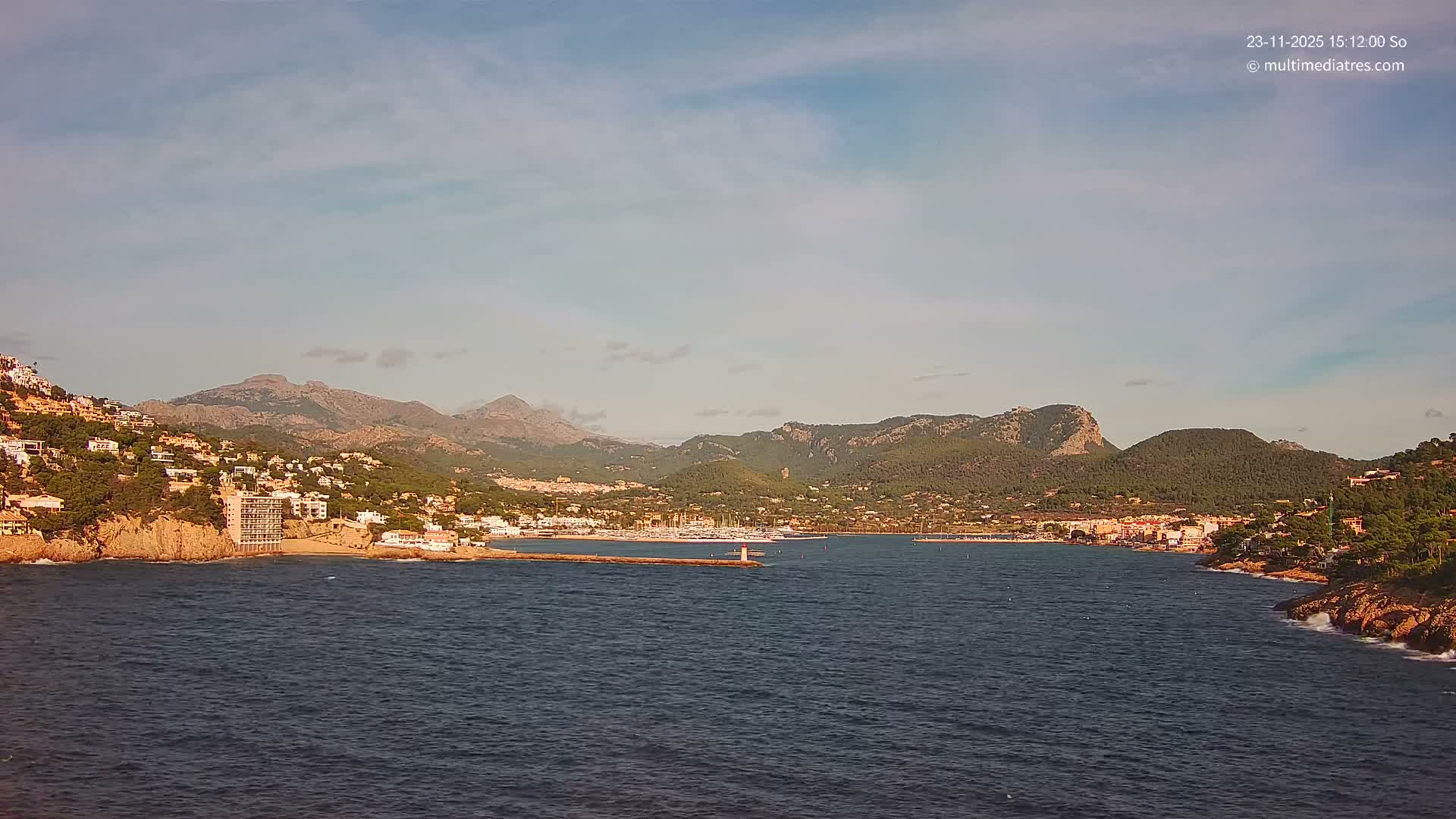 Mallorca Port d'Andratx Harbor Live Cam - Balearic Islands, Spain
