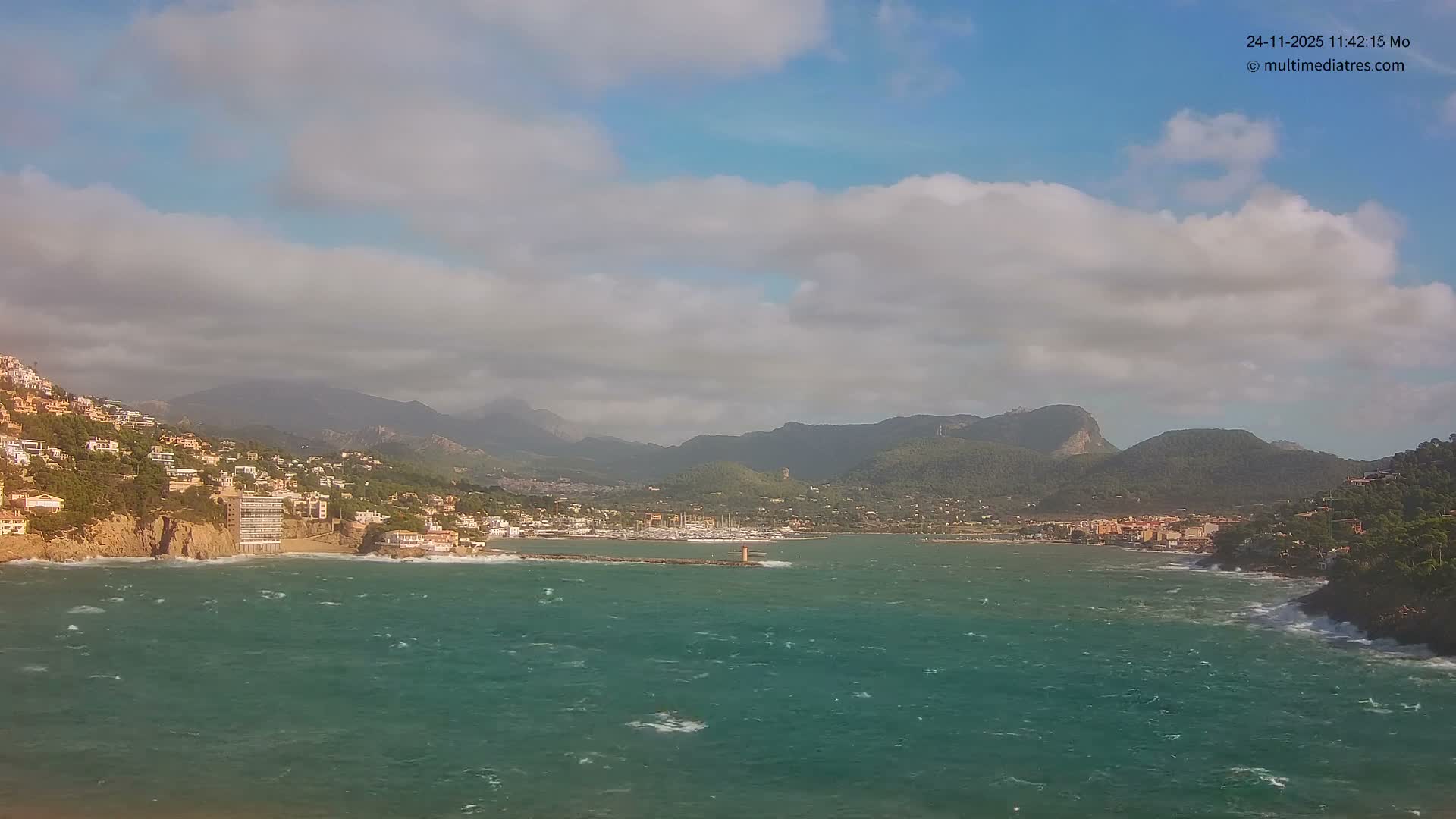 Mallorca Port d'Andratx Harbor Live Cam - Balearic Islands, Spain