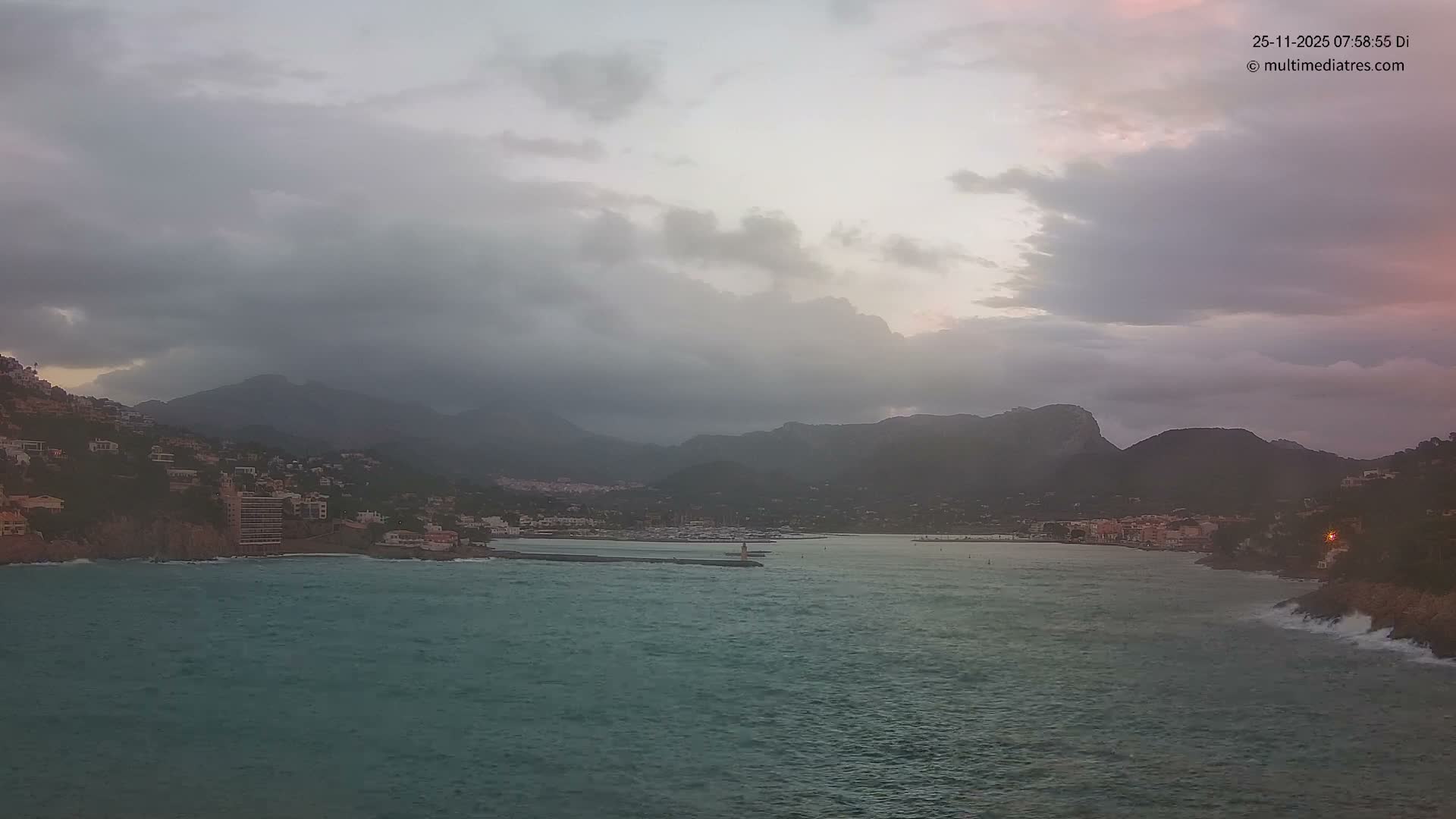 Mallorca Port d'Andratx Harbor Live Cam - Balearic Islands, Spain