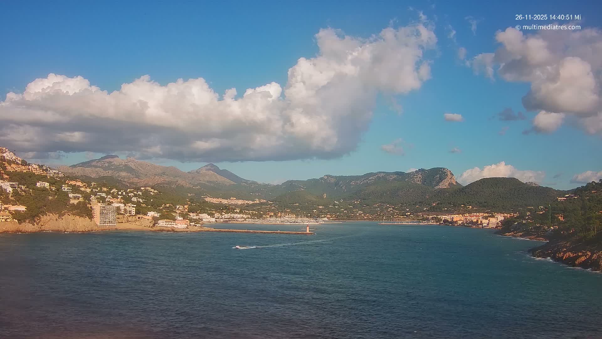 Mallorca Port d'Andratx Harbor Live Cam - Balearic Islands, Spain