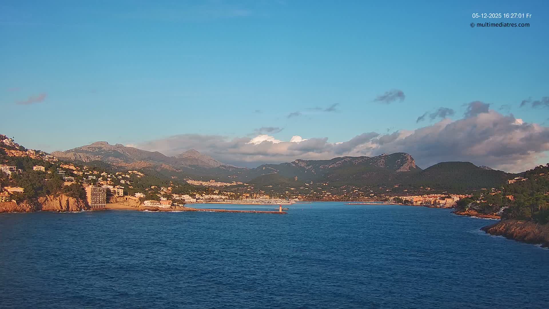 Mallorca Port d'Andratx Harbor Live Cam - Balearic Islands, Spain