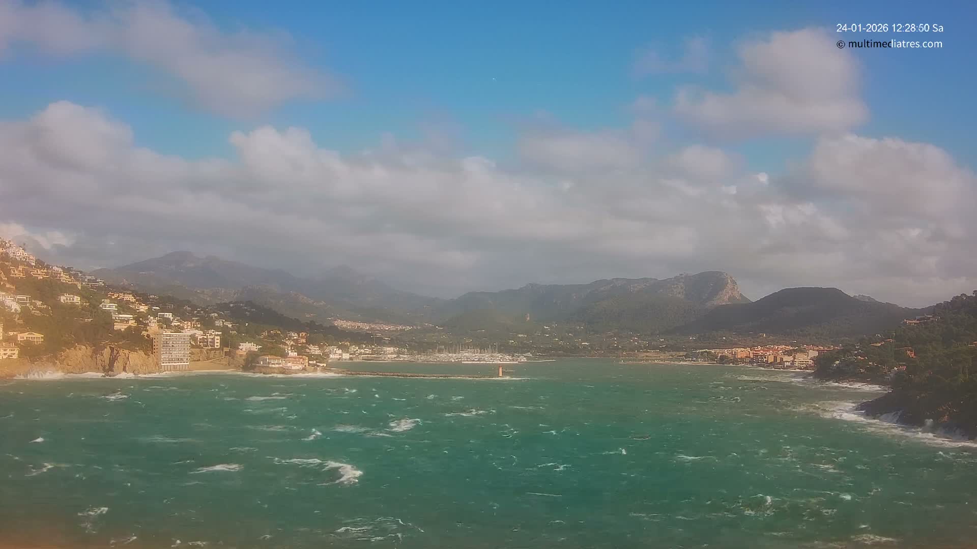 Mallorca Port d'Andratx Harbor Live Cam - Balearic Islands, Spain