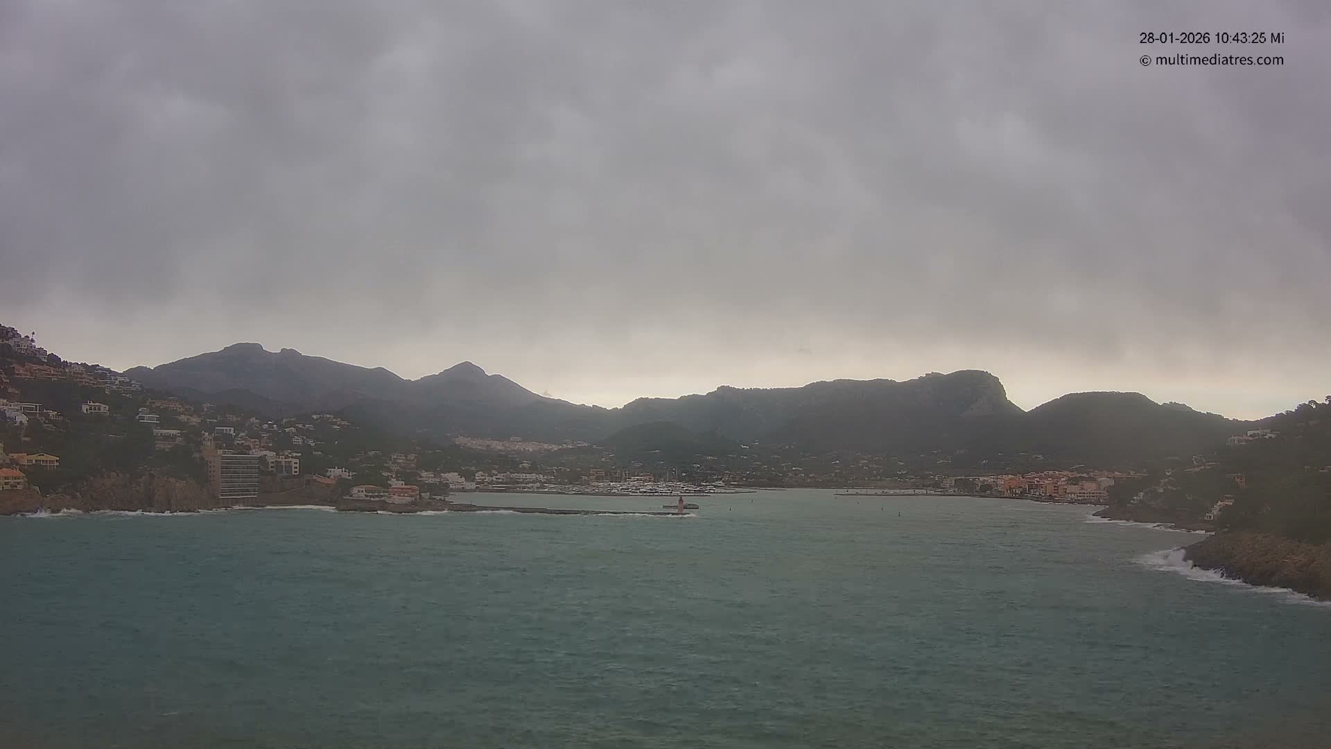 Mallorca Port d'Andratx Harbor Live Cam - Balearic Islands, Spain