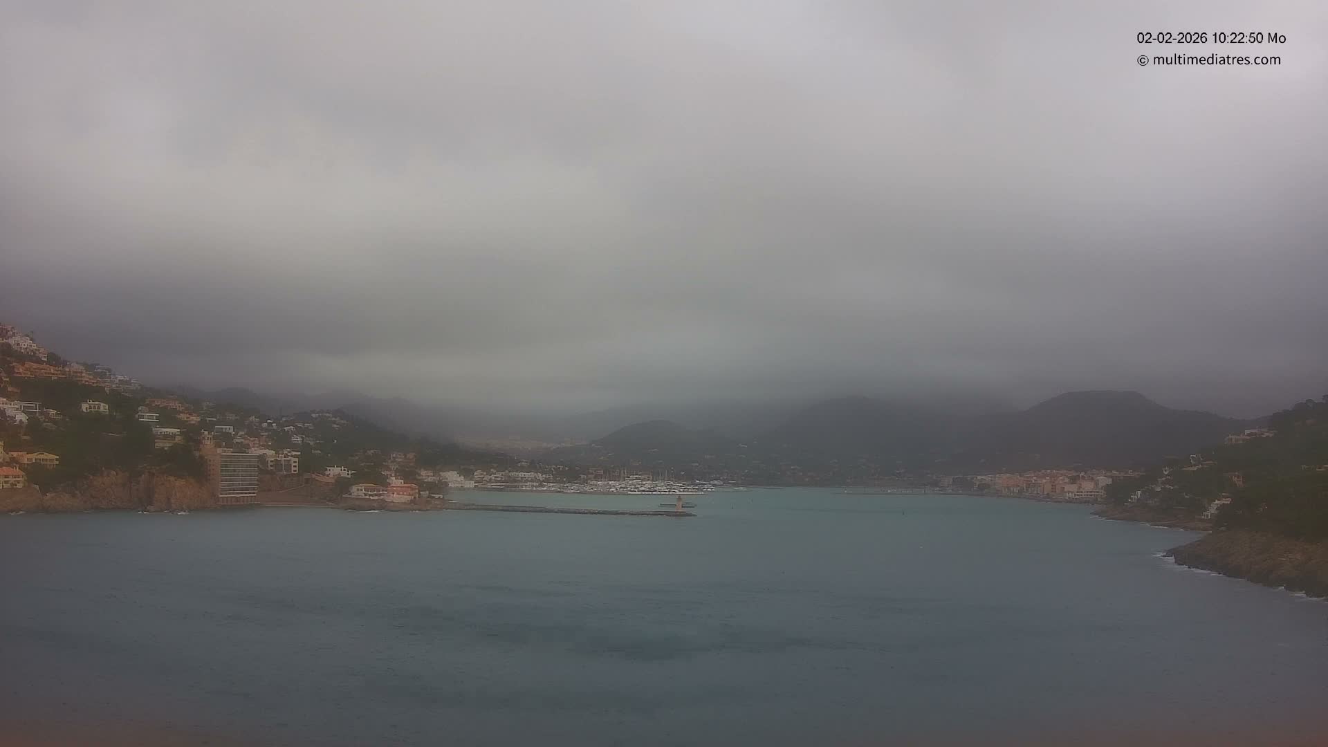 Mallorca Port d'Andratx Harbor Live Cam - Balearic Islands, Spain