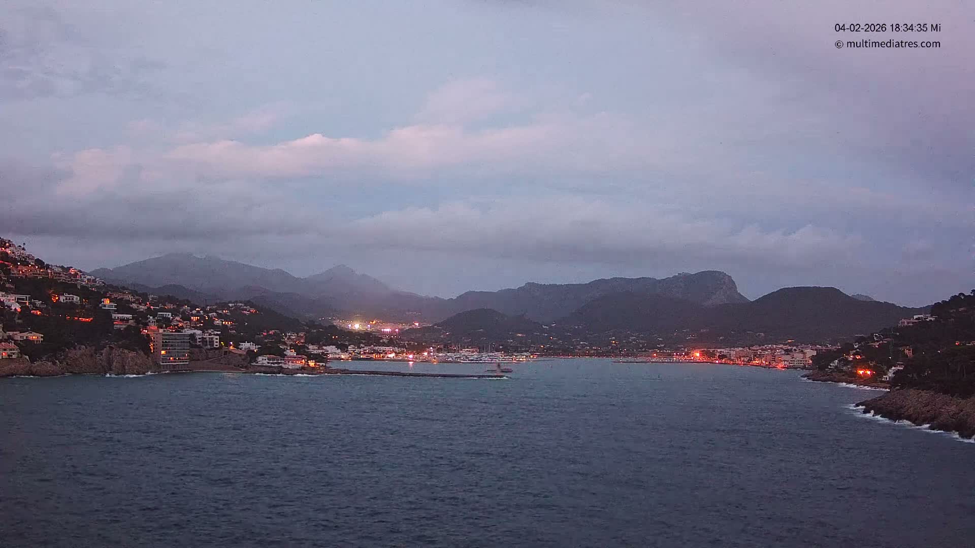 Mallorca Port d'Andratx Harbor Live Cam - Balearic Islands, Spain
