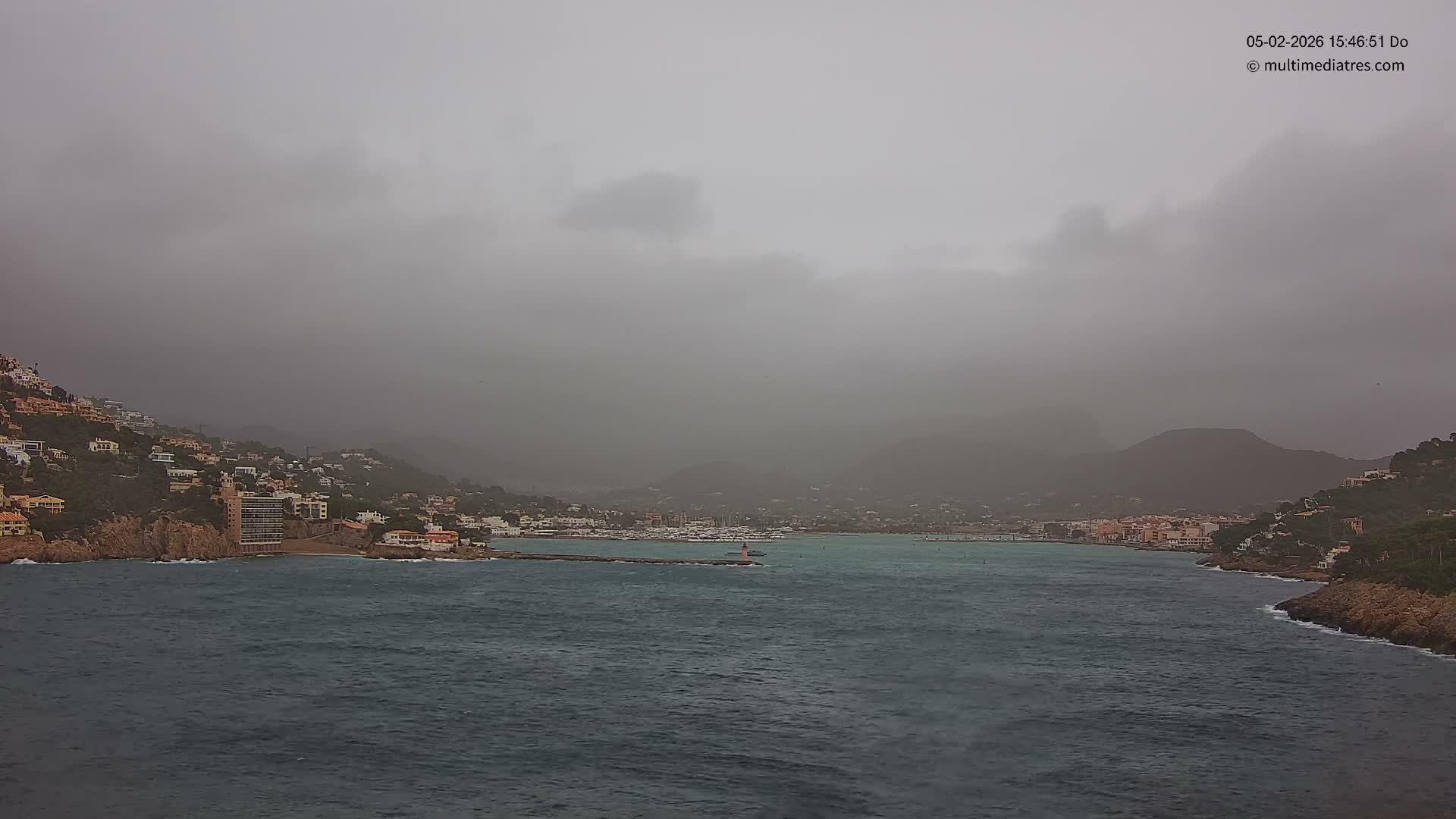 Mallorca Port d'Andratx Harbor Live Cam - Balearic Islands, Spain