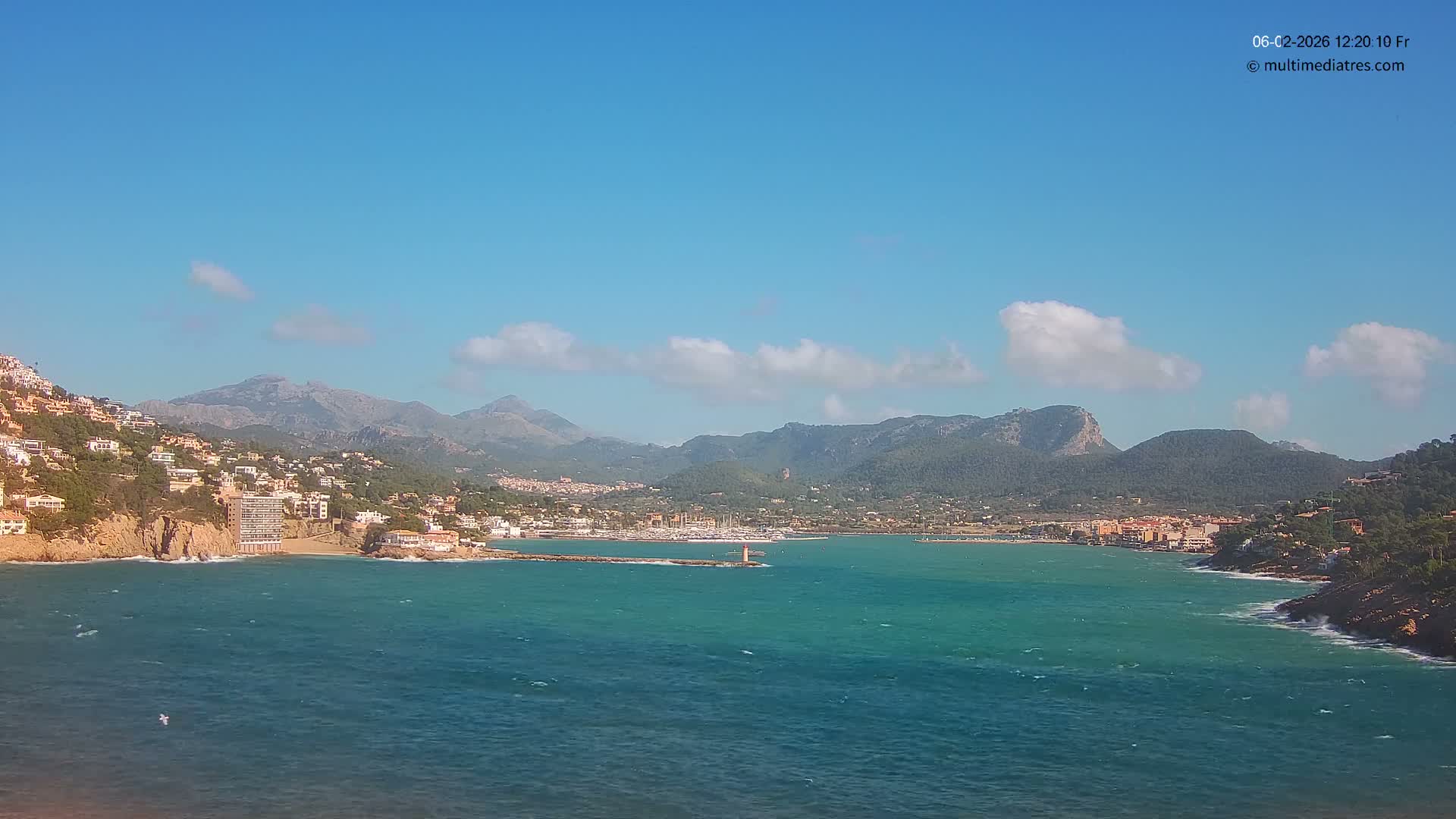 Mallorca Port d'Andratx Harbor Live Cam - Balearic Islands, Spain