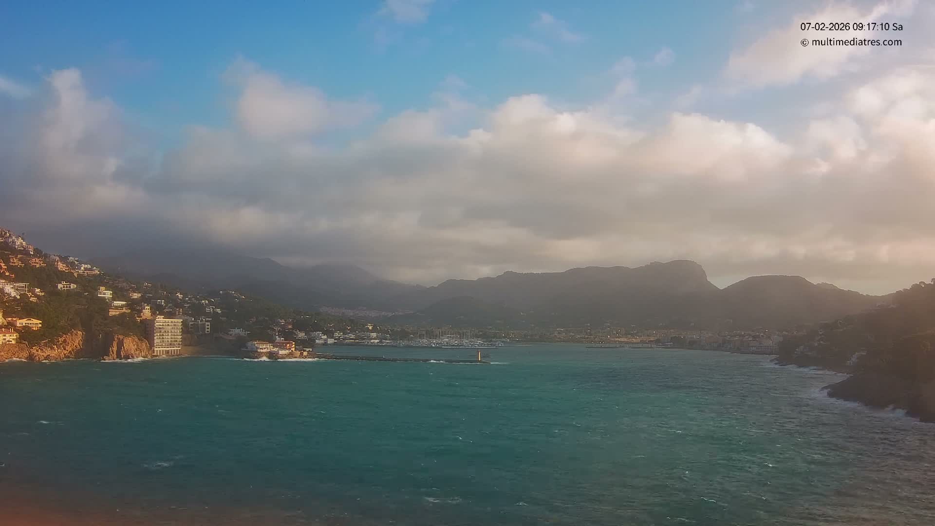 Mallorca Port d'Andratx Harbor Live Cam - Balearic Islands, Spain