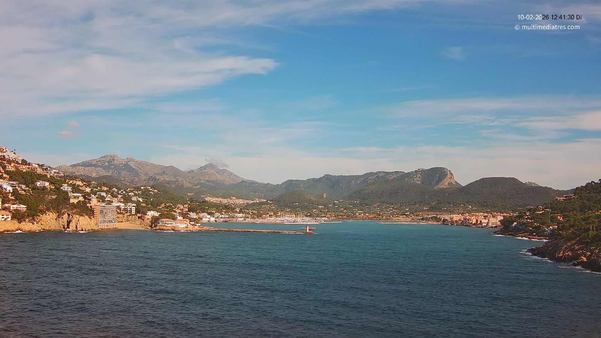Mallorca Port d'Andratx Harbor Live Cam - Balearic Islands, Spain
