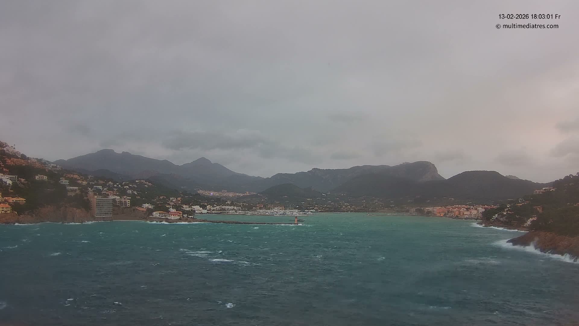 Mallorca Port d'Andratx Harbor Live Cam - Balearic Islands, Spain