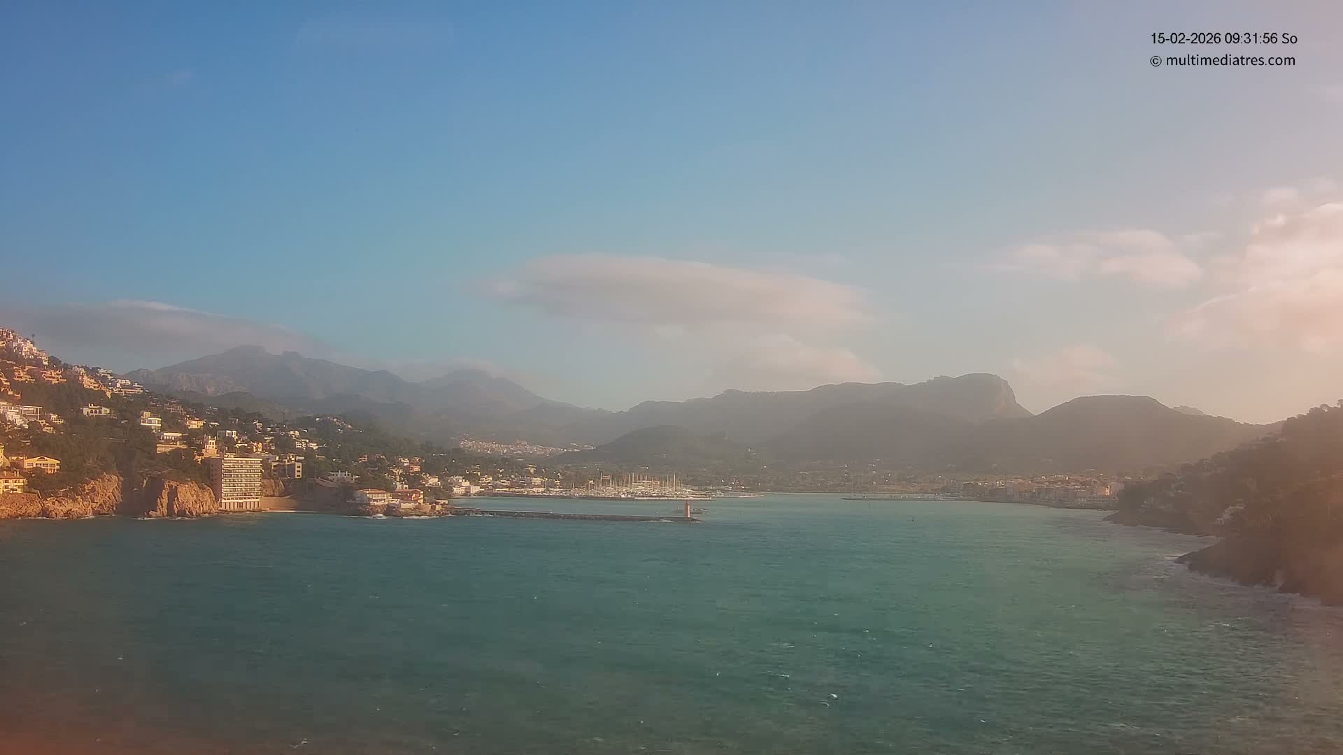 Mallorca Port d'Andratx Harbor Live Cam - Balearic Islands, Spain