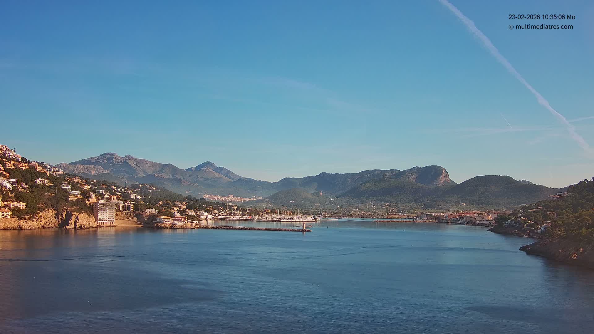 Mallorca Port d'Andratx Harbor Live Cam - Balearic Islands, Spain