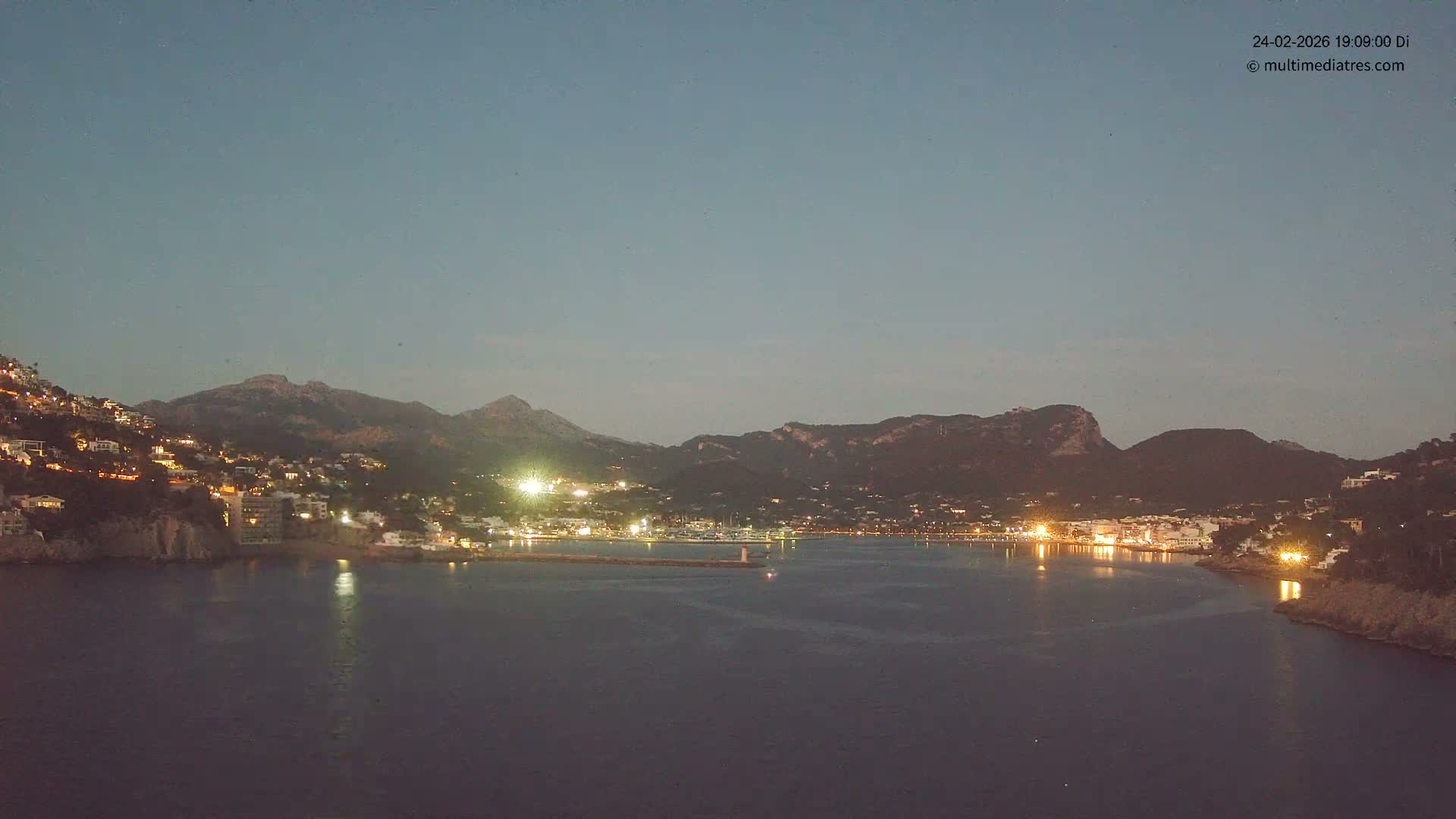 Mallorca Port d'Andratx Harbor Live Cam - Balearic Islands, Spain