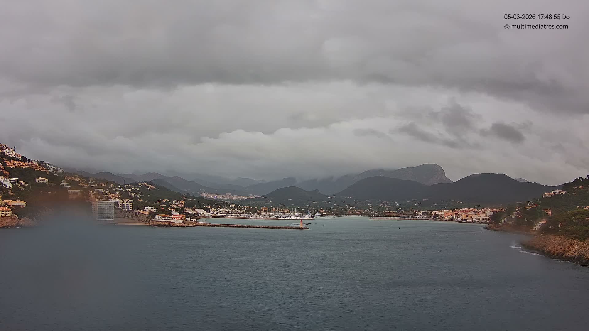 Mallorca Port d'Andratx Harbor Live Cam - Balearic Islands, Spain