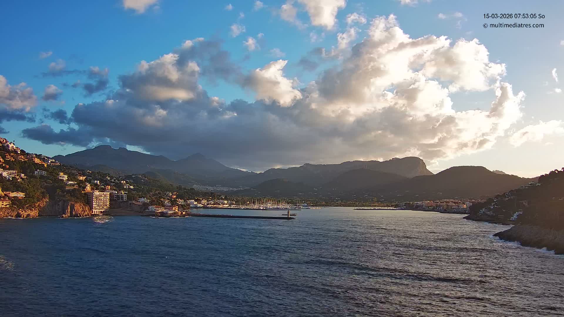 Mallorca Port d'Andratx Harbor Live Cam - Balearic Islands, Spain