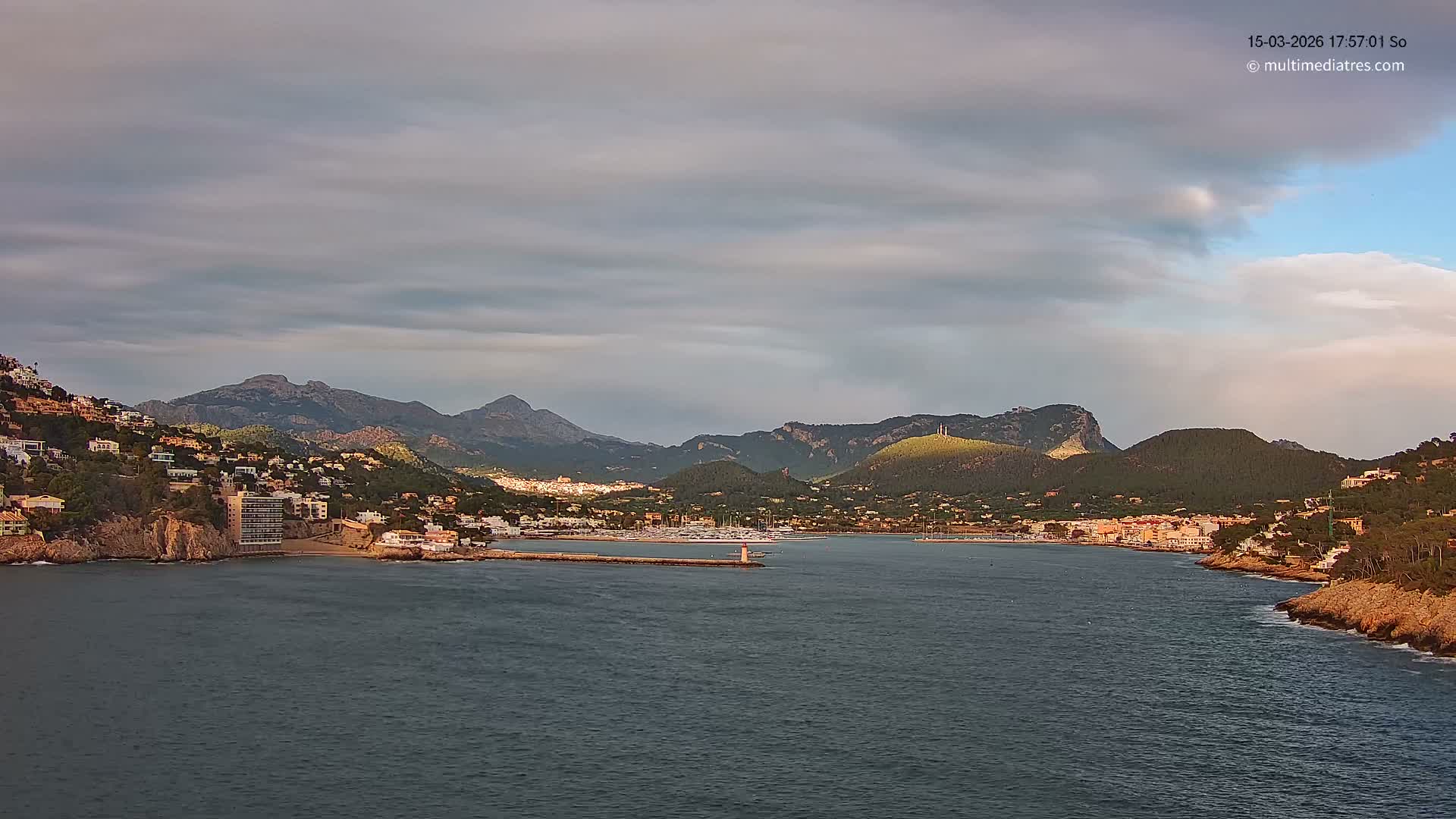 Mallorca Port d'Andratx Harbor Live Cam - Balearic Islands, Spain