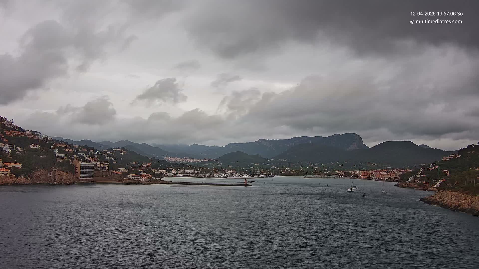 Mallorca Port d'Andratx Harbor Live Cam - Balearic Islands, Spain