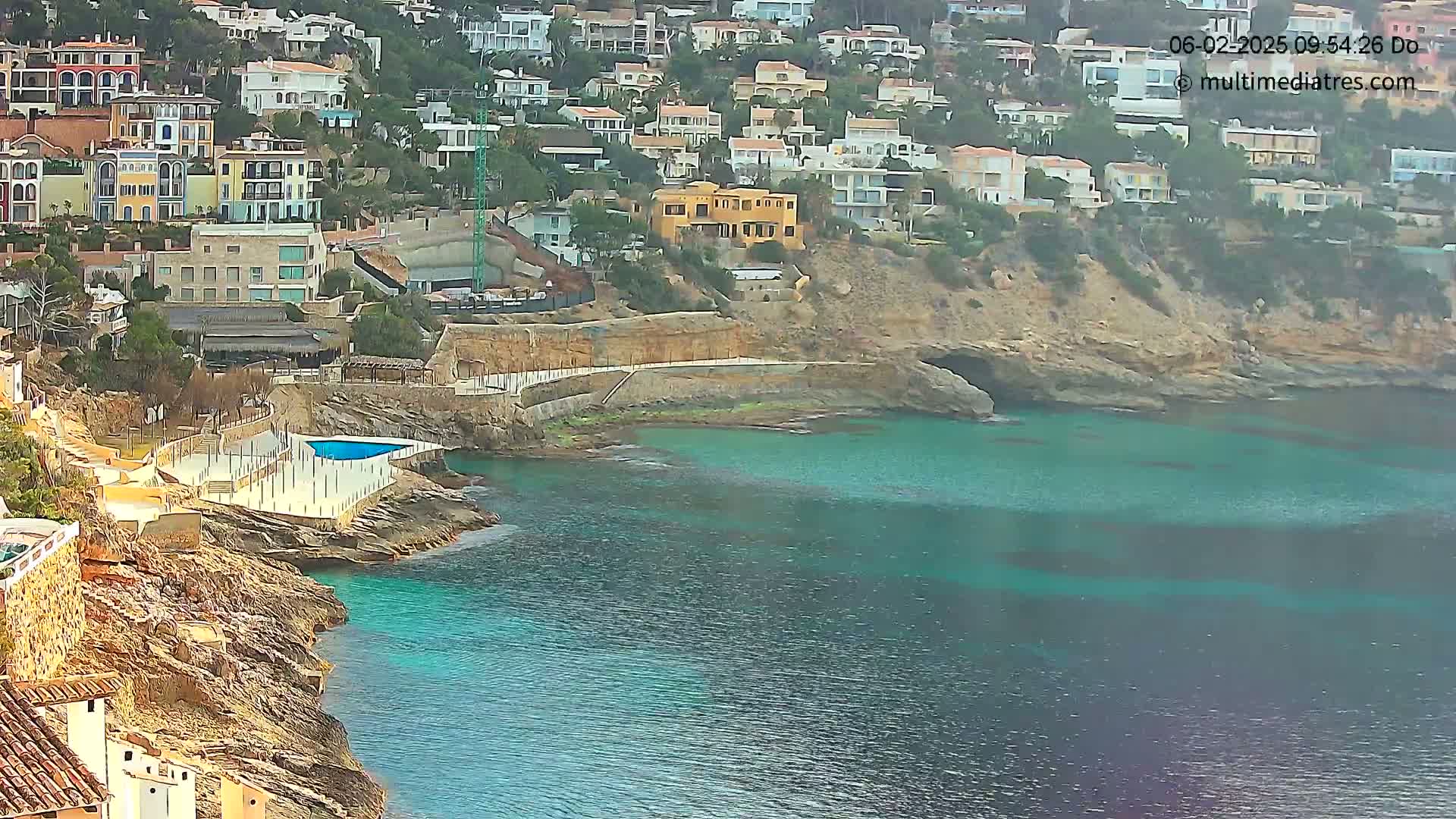 Mallorca, Port d' Andratx Cala Llamp (Cala Bay) Live Cam - Balearic Islands, Spain