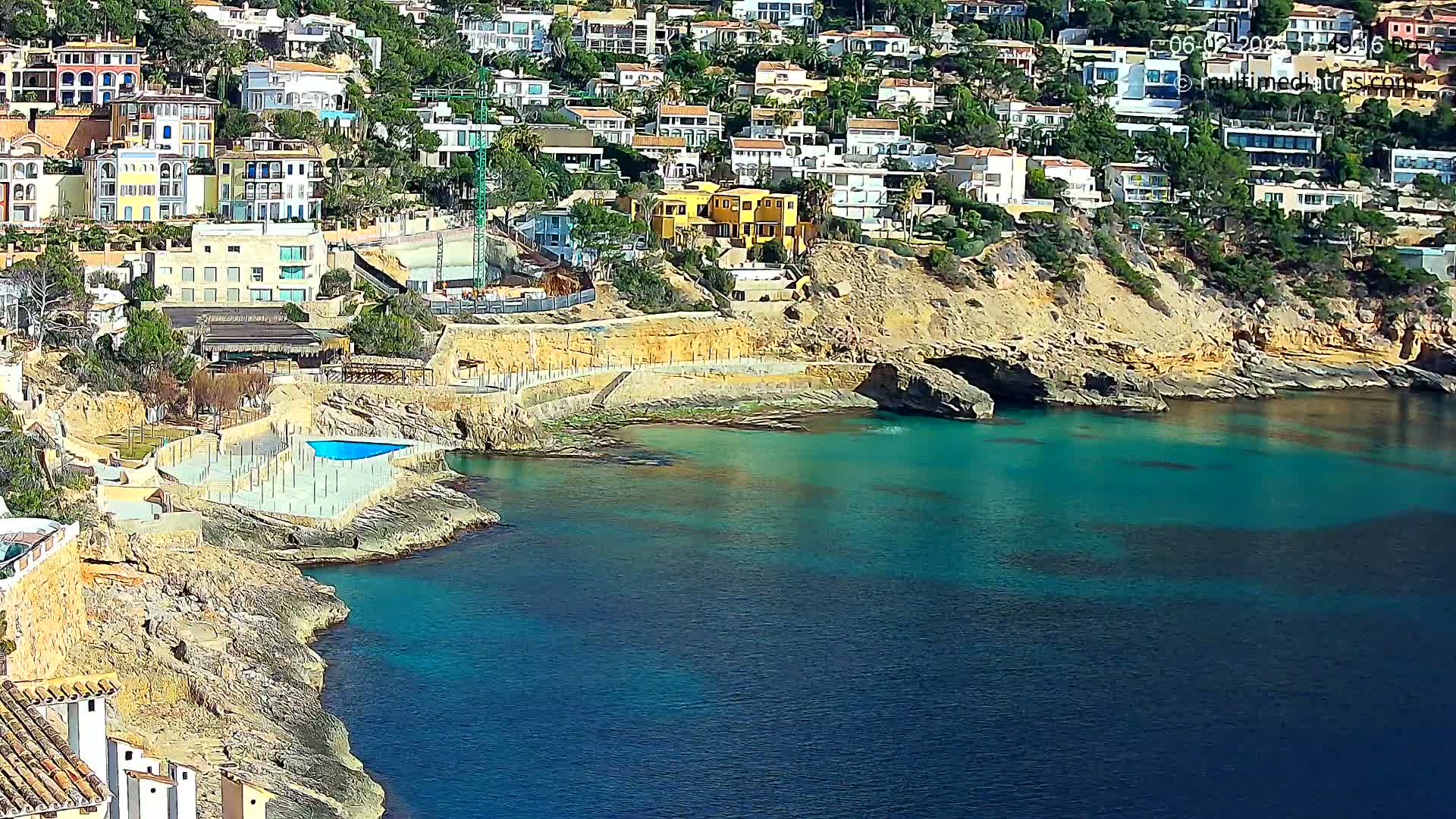 Mallorca, Port d' Andratx Cala Llamp (Cala Bay) Live Cam - Balearic Islands, Spain